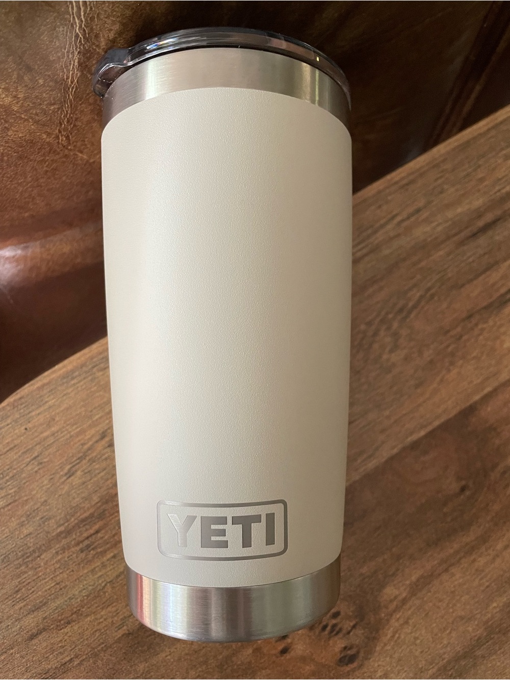 Yeti Cream Insulated Stainless Travel Tumbler Rambler 20oz
